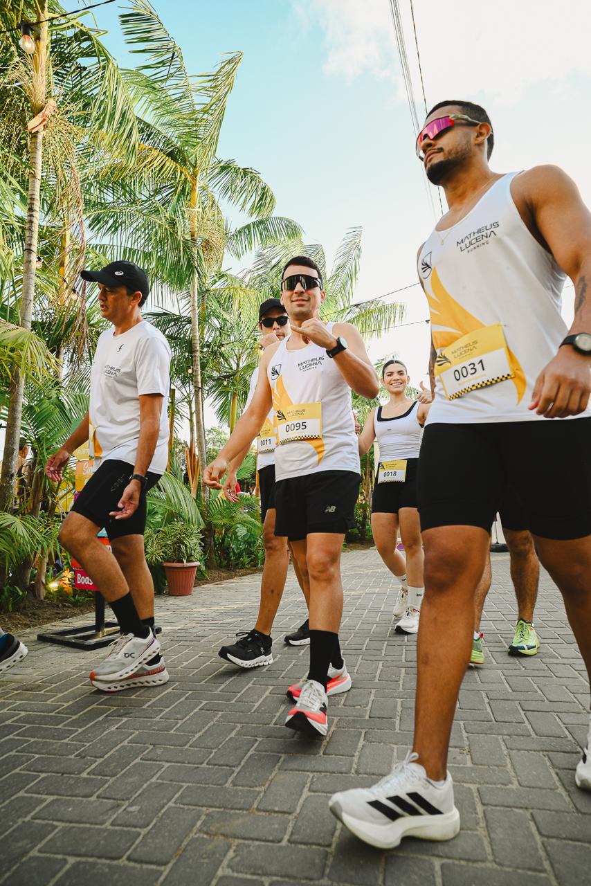 Aluno da Matheus Lucena Running treinando