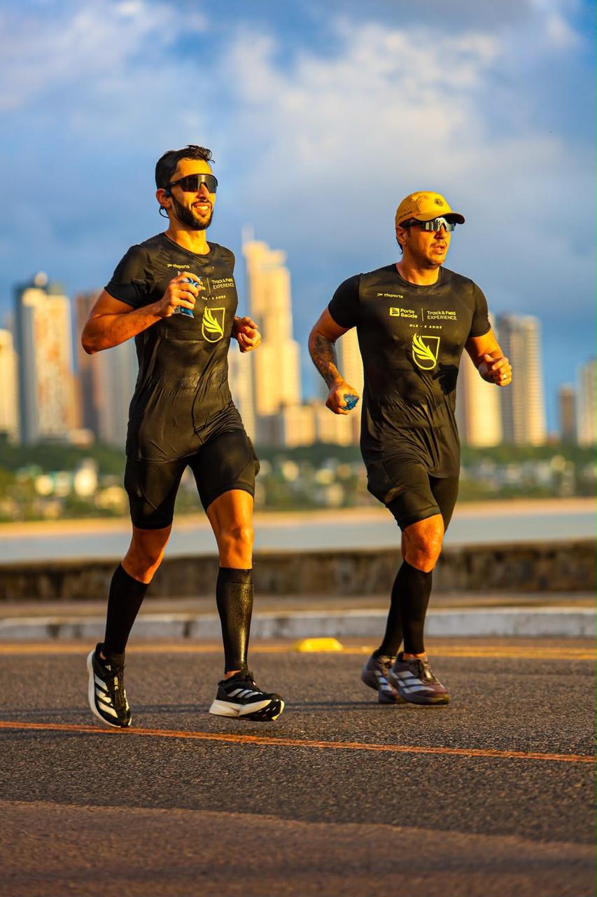 Aluno da Matheus Lucena Running treinando
