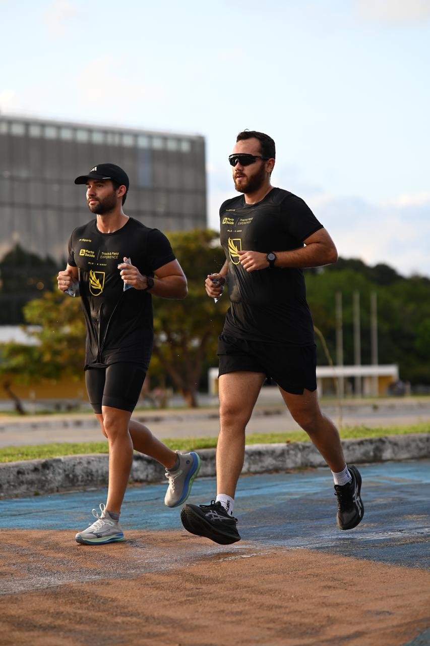 Aluno da Matheus Lucena Running treinando